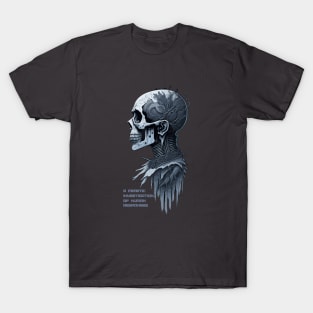 Metaphoric Skull - Drip Neon T-Shirt